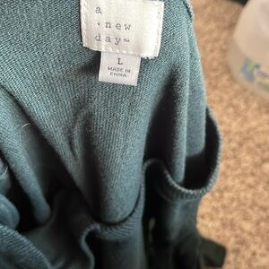 A New Day Deep Teal Knit Top